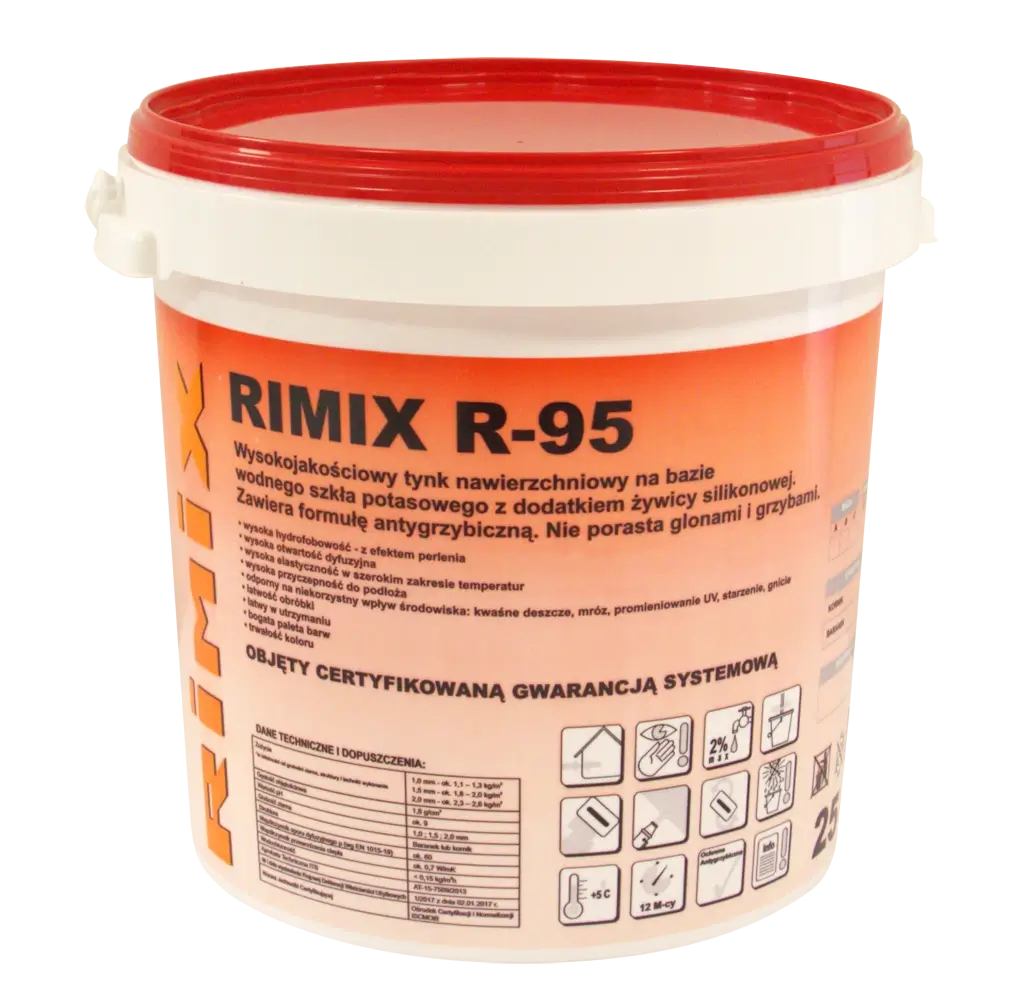 Tynk silikatowo silikonowy