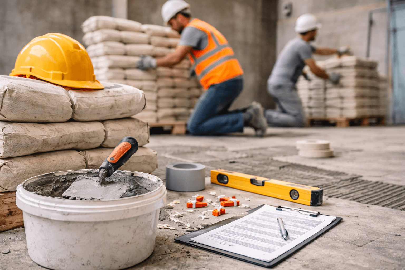 materialy na budowie